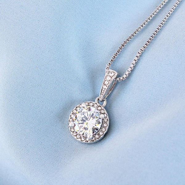 To My Beautiful Wife - I Promise To Love You For The Rest Of My Life (Extremely High Demand) - Eternal Hope Necklace