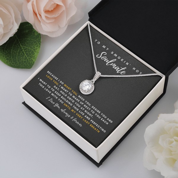 To My Smokin' Hot Wife - Thank You For Being The Love Of My Life! (3) (Extremely High Demand) - Eternal Hope Necklace