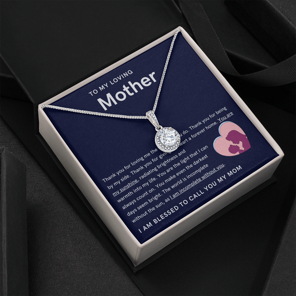 (High Demand) - To My Loving Mother - You are my sunshine - Eternal Hope Necklace