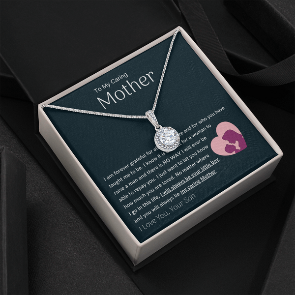 To My Loving Mother - You are my sunshine, I will always be your little boy (Extremely High Demand) - Eternal Hope Necklace