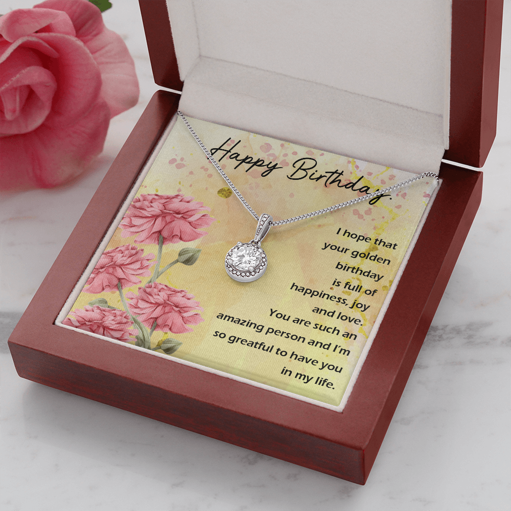 Happy Birthday - Full Of Happiness And Joy (Extremely High Demand) - Eternal Hope Necklace