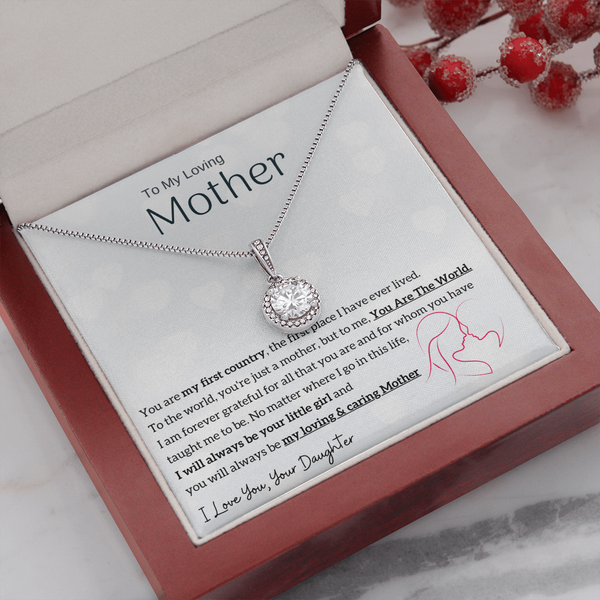 To My Loving Mother - You are my sunshine, I will always be your little girl (Extremely High Demand) - Eternal Hope Necklace