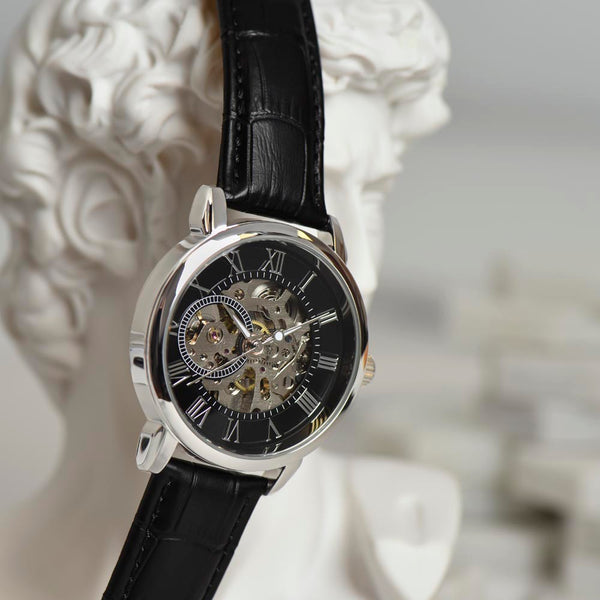 To My Amazing Dad, I love You, Your Son - Openwork Watch