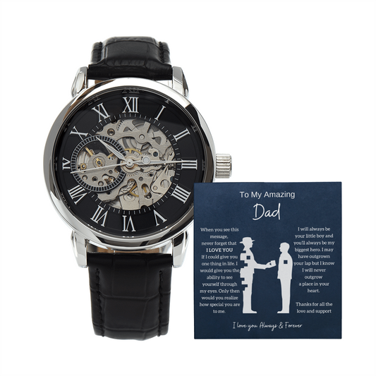 (From Son) To My Amazing Dad, I Will Always Be Your Little Boy - Openwork Watch