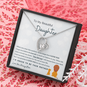 (Forever Love Necklace) To My Daughter - I'm Proud To Be Your Mother