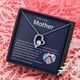 To My Loving Mother - You will always be my loving & caring Mother! (Only a Few Left) - Forever Love Necklace