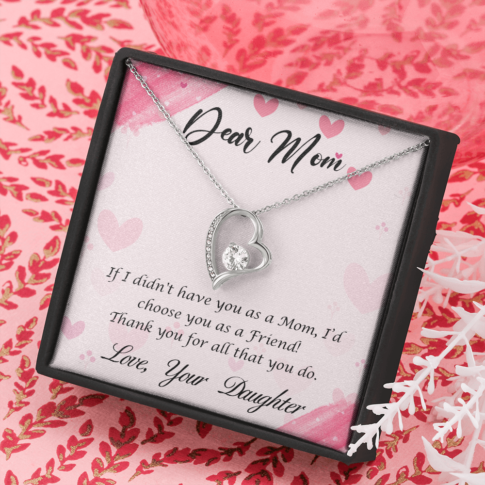 Dear Mom - Thank You For All That You Do (Only a Few Left) - Forever Love Necklace