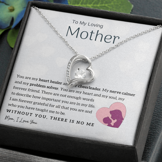 To My Loving Mother - You are my heart healer (Only a Few Left) - Forever Love Necklace