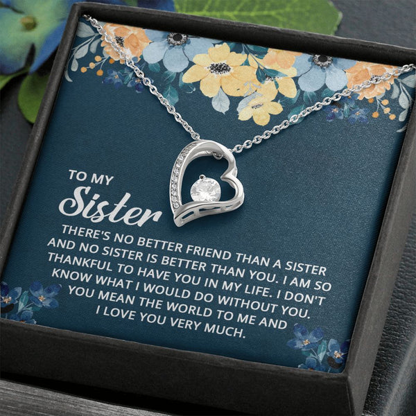 To My Sister - Forever Love Necklace