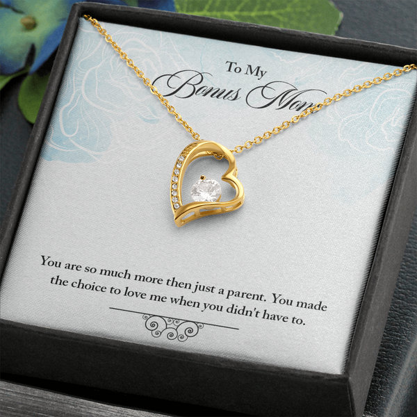 To Bonus Mom - More than a parent (Only a Few Left) - Forever Love Necklace