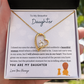 To My Beautiful Daughter - I Will Always Carry You In My Heart (Only a Few Left) - Forever Love Necklace