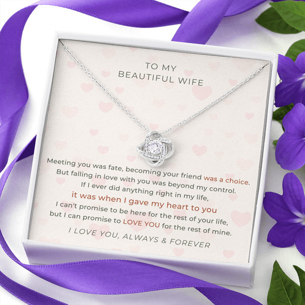 To My Beautiful Wife - I Promise To Love You For The Rest Of My Life (Almost Gone)