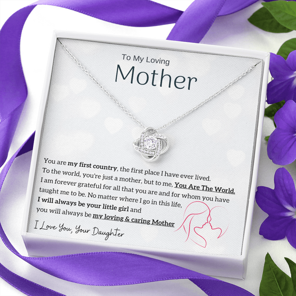 To My Loving Mother - You are my sunshine, I will always be your little girl (Almost Gone) - Love Knot
