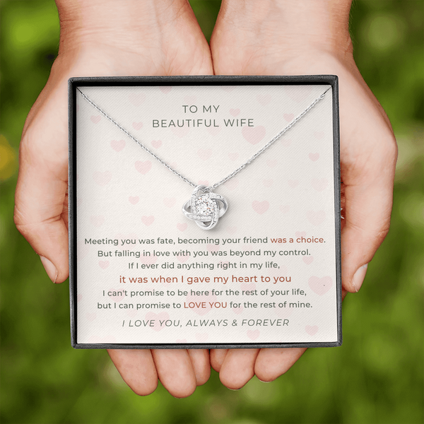 To My Beautiful Wife - I Promise To Love You For The Rest Of My Life (Almost Gone)