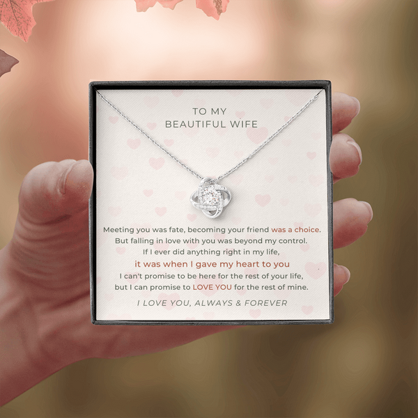 To My Beautiful Wife - I Promise To Love You For The Rest Of My Life (Almost Gone)