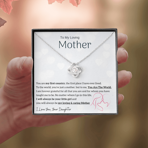 To My Loving Mother - You are my sunshine, I will always be your little girl (Almost Gone) - Love Knot