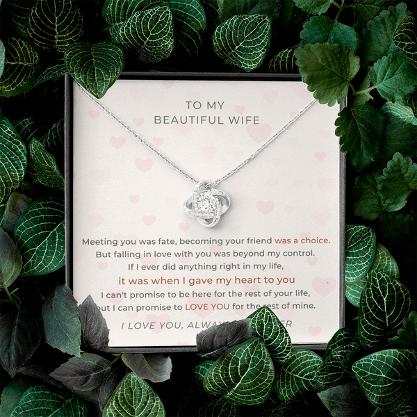 To My Beautiful Wife - I Promise To Love You For The Rest Of My Life (Almost Gone)