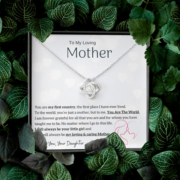 To My Loving Mother - You are my sunshine, I will always be your little girl (Almost Gone) - Love Knot