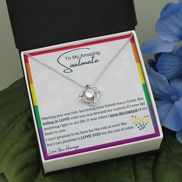 To My Amazing Soulmate, I Promise To LOVE YOU for the rest of my life (LGBTQ Love Knot)