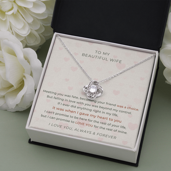 To My Beautiful Wife - I Promise To Love You For The Rest Of My Life (Almost Gone)
