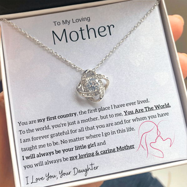 To My Loving Mother - You are my sunshine, I will always be your little girl (Almost Gone) - Love Knot