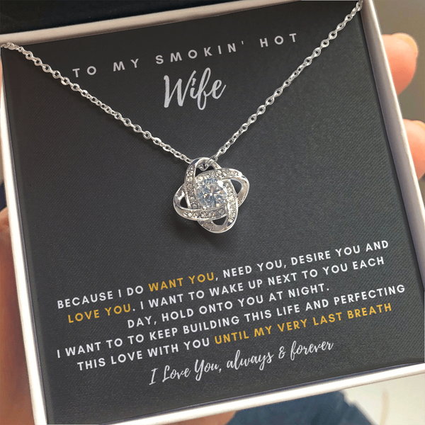To My Smokin' Hot Wife - I Promise To Love You Until My Very Last Breath! (Almost Gone)