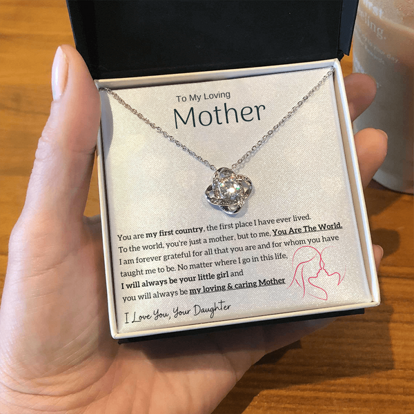 To My Loving Mother - You are my sunshine, I will always be your little girl (Almost Gone) - Love Knot
