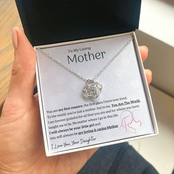 To My Loving Mother - You are my sunshine, I will always be your little girl (Almost Gone) - Love Knot