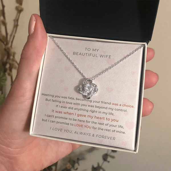 To My Beautiful Wife - I Promise To Love You For The Rest Of My Life (Almost Gone)