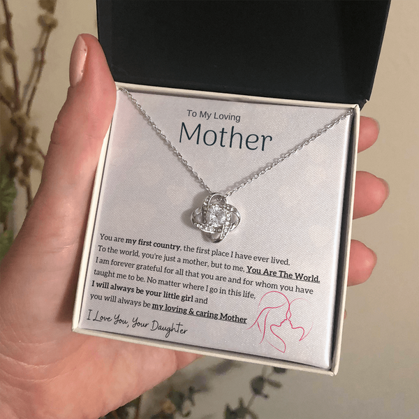 To My Loving Mother - You are my sunshine, I will always be your little girl (Almost Gone) - Love Knot