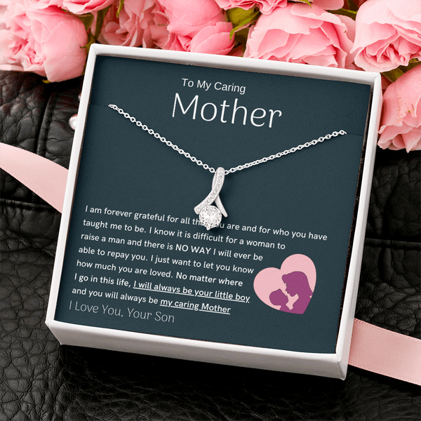 To My Loving Mother - You are my sunshine, I will always be your little boy (Limited Time Offer) - Alluring Beauty Necklace