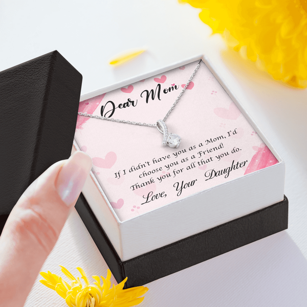 Dear Mom - Thank You For All That You Do (Limited Time Offer) - Alluring Beauty Necklace