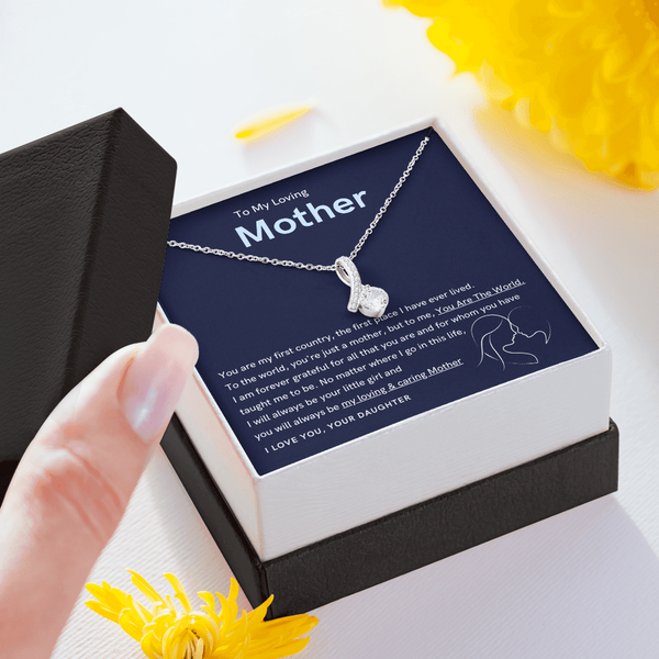 To My Loving Mother - You are the world to me (Limited Time Offer) - Alluring Beauty Necklace