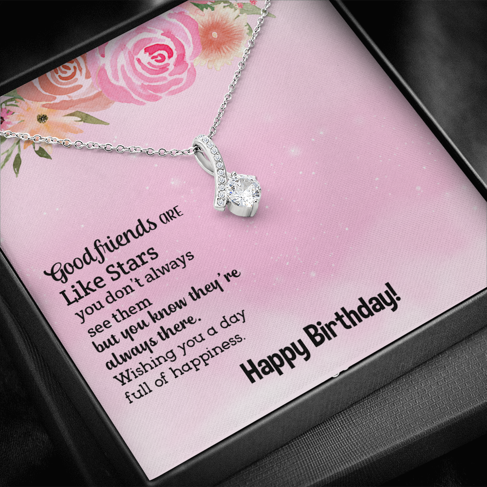 Happy Birthday - Good Friends Always There (Limited Time Offer) - Alluring Beauty Necklace