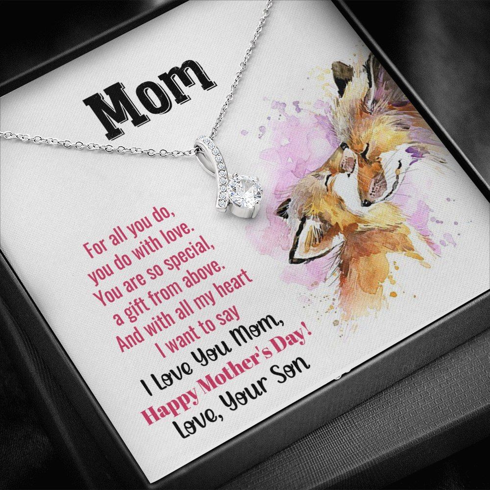 To My Mom - You Are So Special (Limited Time Offer) - Alluring Beauty Necklace