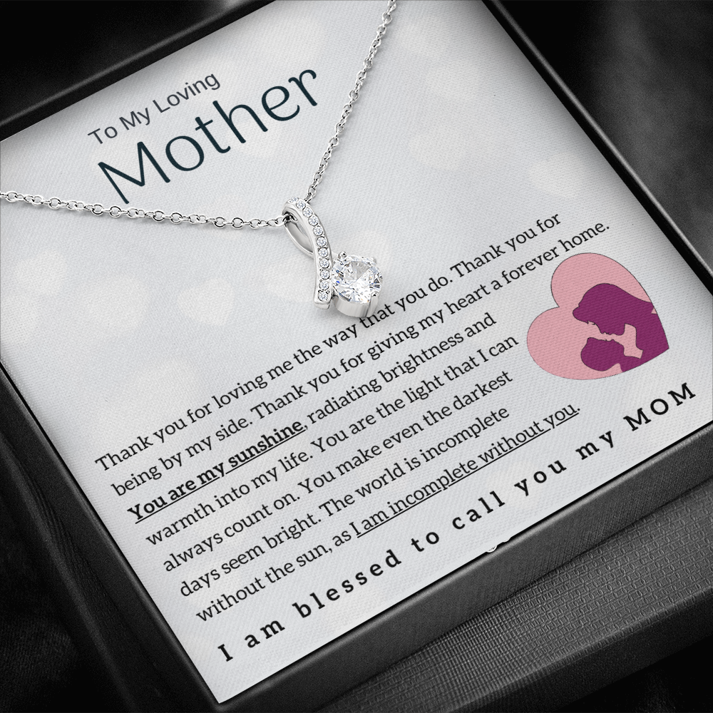 To My Loving Mother - You are my sunshine! (Limited Time Offer) - Alluring Beauty Necklace