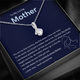 To My Loving Mother - You are the world to me (Limited Time Offer) - Alluring Beauty Necklace