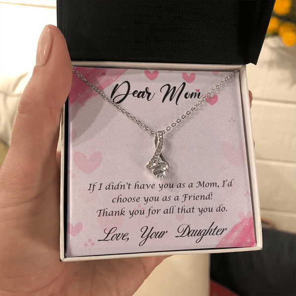 Dear Mom - Thank You For All That You Do (Limited Time Offer) - Alluring Beauty Necklace