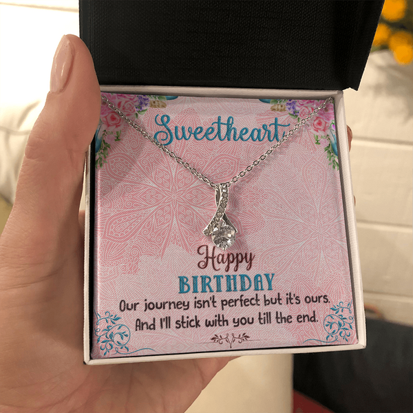 Happy Birthday - I'll Stick With You Til The End (Limited Time Offer) - Alluring Beauty Necklace