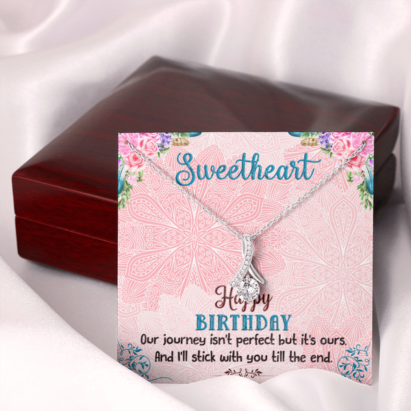 Happy Birthday - I'll Stick With You Til The End (Limited Time Offer) - Alluring Beauty Necklace