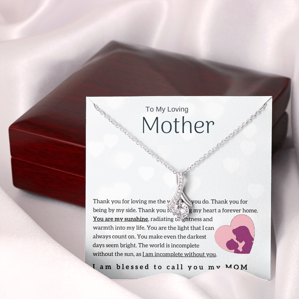To My Loving Mother - You are my sunshine! (Limited Time Offer) - Alluring Beauty Necklace