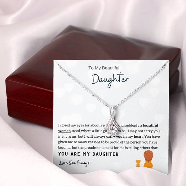 Momavo™ - To My Beautiful Daughter - Alluring Beauty Necklace
