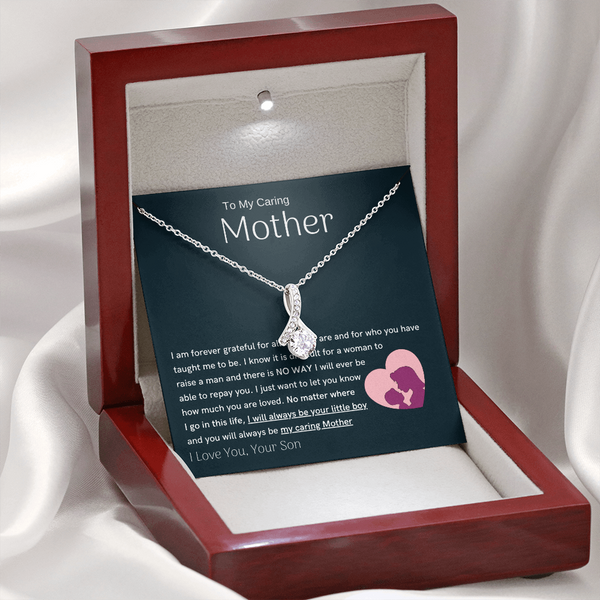 To My Loving Mother - You are my sunshine, I will always be your little boy (Limited Time Offer) - Alluring Beauty Necklace