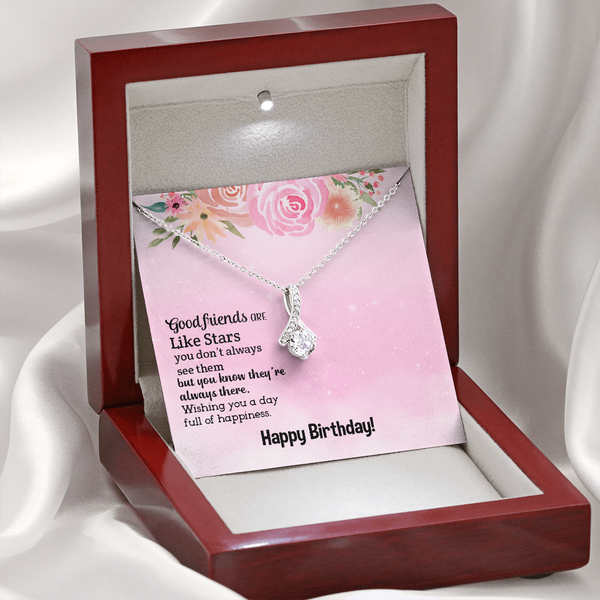 Happy Birthday - Good Friends Always There (Limited Time Offer) - Alluring Beauty Necklace