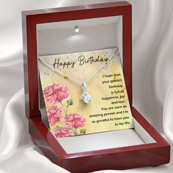 Happy Birthday - Full Of Happiness And Joy (Limited Time Offer) - Alluring Beauty Necklace