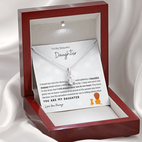 Momavo™ - To My Beautiful Daughter - Alluring Beauty Necklace