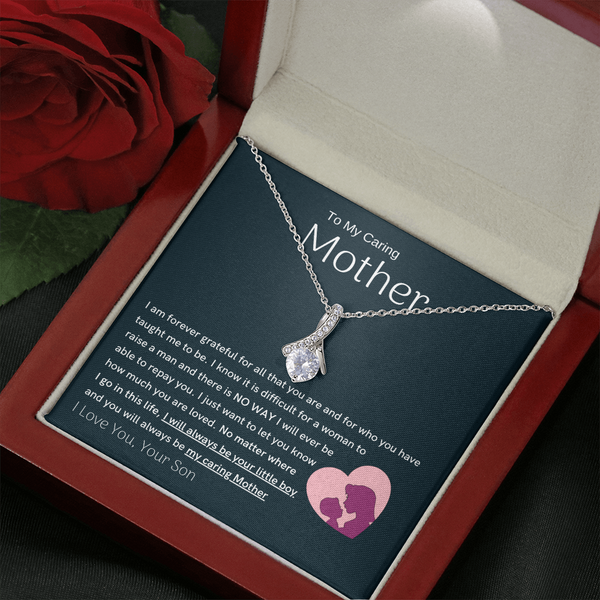 To My Loving Mother - You are my sunshine, I will always be your little boy (Limited Time Offer) - Alluring Beauty Necklace