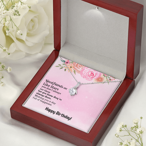 Happy Birthday - Good Friends Always There (Limited Time Offer) - Alluring Beauty Necklace