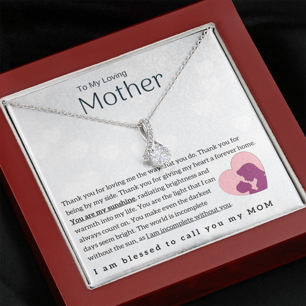 To My Loving Mother - You are my sunshine! (Limited Time Offer) - Alluring Beauty Necklace