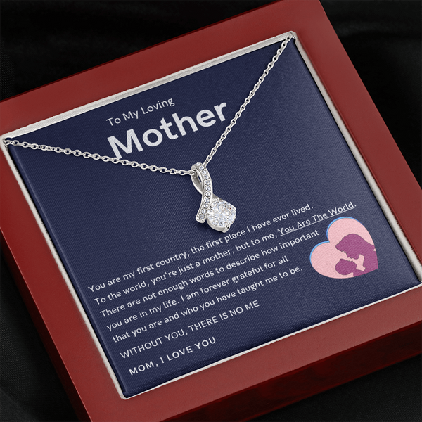To My Loving Mother - Without You, There Is No Me (Limited Time Offer) - Alluring Beauty Necklace